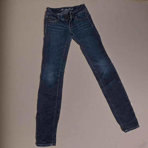 American Eagle Super Stretch Skinny Jeans - Size 00 Regular - Picture 1 of 4